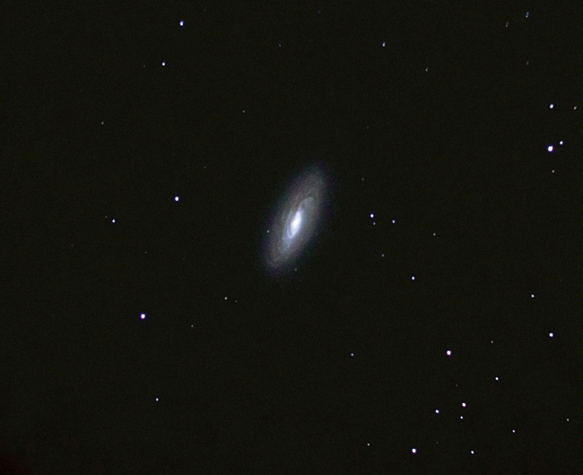 NGC5005; mag 10.5; size 5.5x2.0'; exp 21-min(60s subs); 60Da @ISO3200; C9.25 @f/5.1; guided - 80mm; 4-27-14; Atsion