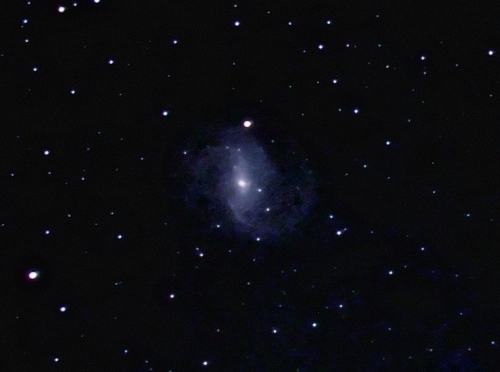 NGC6951; mag 11; size 3.9x3.2'; exp 27-min(60sec subs); 60Da @ISO3200; C8 @f/7.7 and 2.4; 11-3-13; Atsion