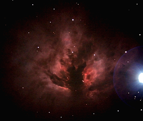 Flame neb (NGC2024); mag ?; size 20'; exp 10 min (20x30sec); LX200 10 @f/2.4; ISO 1600; 11-30-05; Coyle