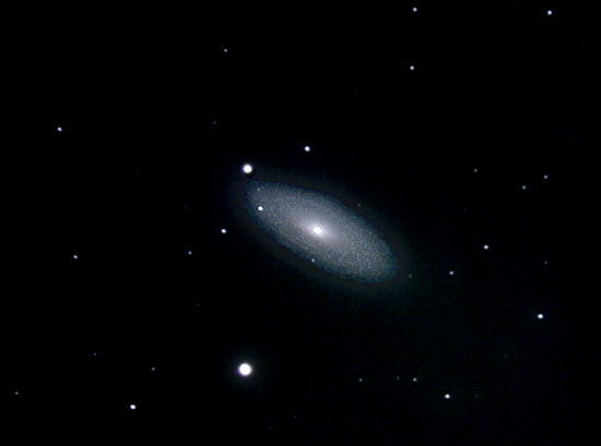 NGC2841 Mag 10; size 7.8 x 3.7'; exp 38 min (76 x 30 sec); ISO1600; LX200 10 @ f/2.4; 1-10-10; Hainesport